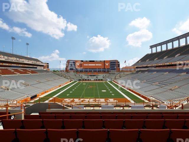 Darrell K Royal - Texas Memorial Stadium - Section Terrace Club 16 Seat View