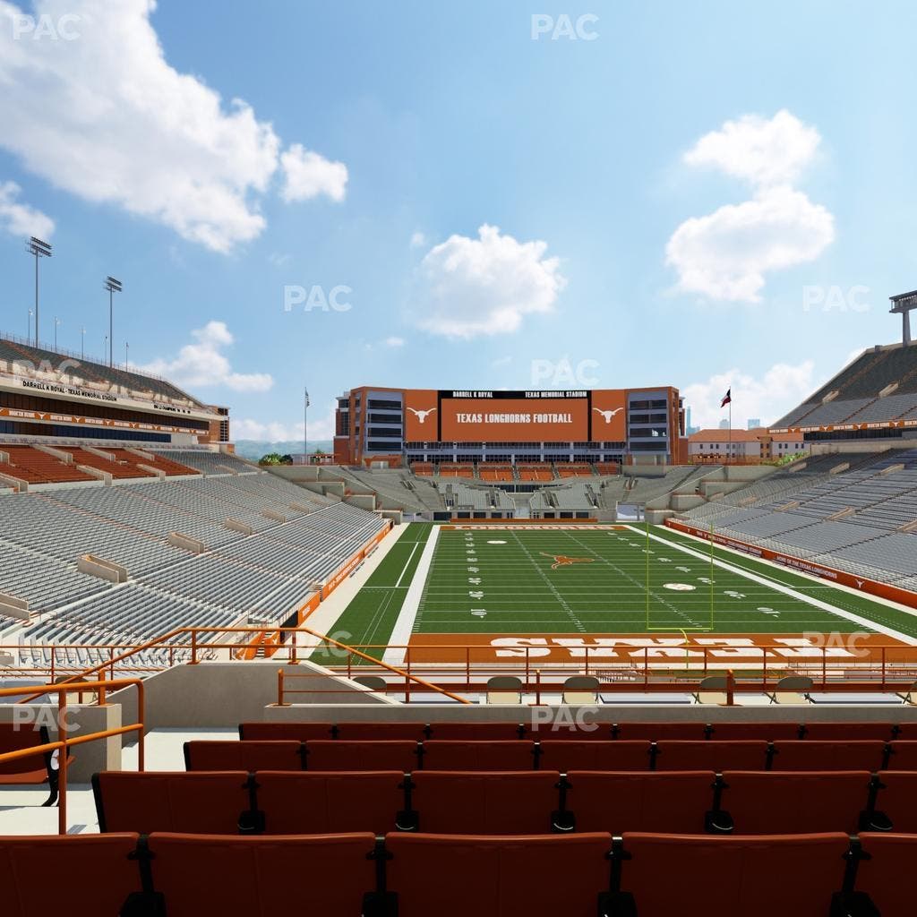 Darrell K Royal - Texas Memorial Stadium - Section Terrace Club 17 Seat View