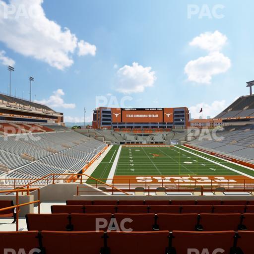 Darrell K Royal - Texas Memorial Stadium - Section Terrace Club 17 Seat View
