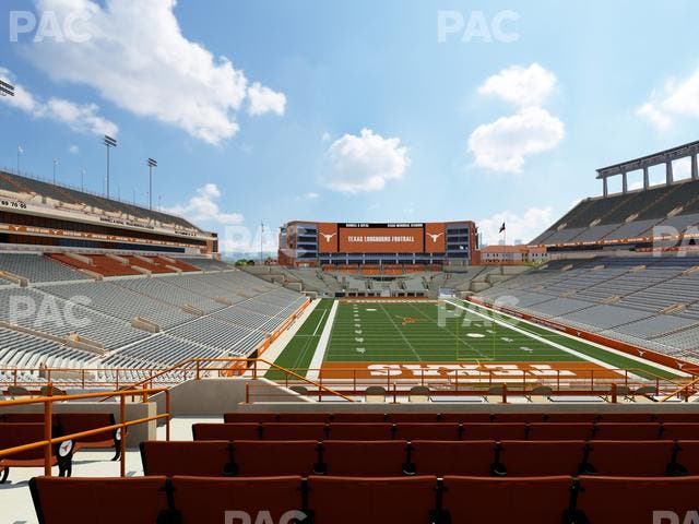 Darrell K Royal - Texas Memorial Stadium - Section Terrace Club 17 Seat View