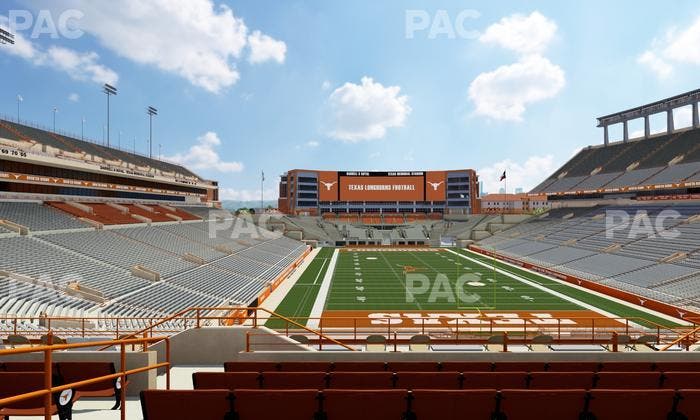 Darrell K Royal - Texas Memorial Stadium - Section Terrace Club 17 Seat View