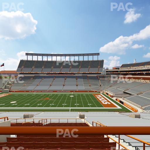 Darrell K Royal - Texas Memorial Stadium - Section Texas Club 27 C Seat View