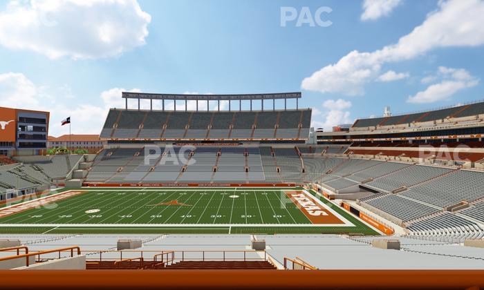 Darrell K Royal - Texas Memorial Stadium - Section Texas Club 27 C Seat View