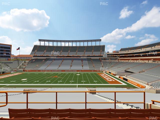 Darrell K Royal - Texas Memorial Stadium - Section Texas Club 27 C Seat View