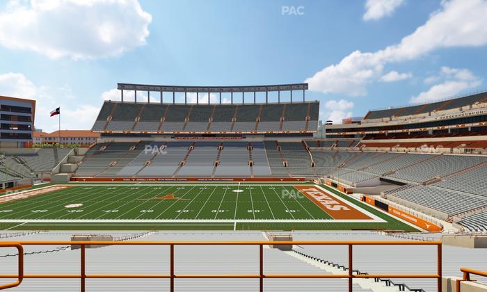 Darrell K Royal - Texas Memorial Stadium - Section Texas Club 27 C Seat View