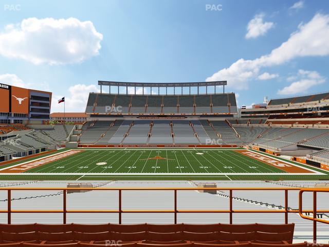 Darrell K Royal - Texas Memorial Stadium - Section Texas Club 28 C Seat View