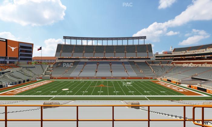 Darrell K Royal - Texas Memorial Stadium - Section Texas Club 28 C Seat View
