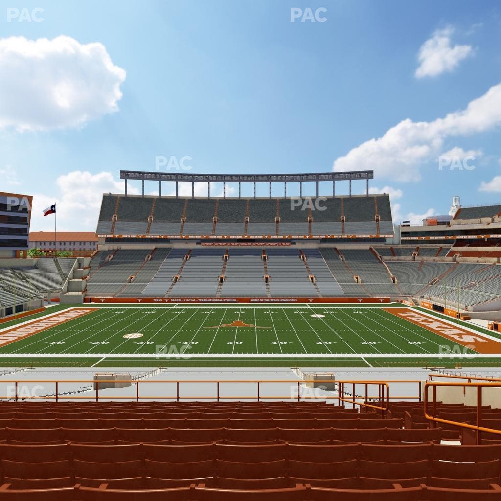 Darrell K Royal - Texas Memorial Stadium - Section Texas Club 28 C Seat View