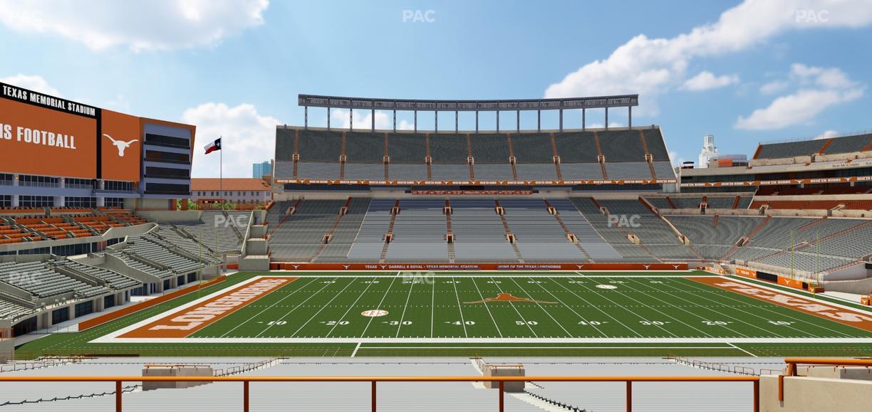 Darrell K Royal - Texas Memorial Stadium - Section Texas Club 29 C Seat View