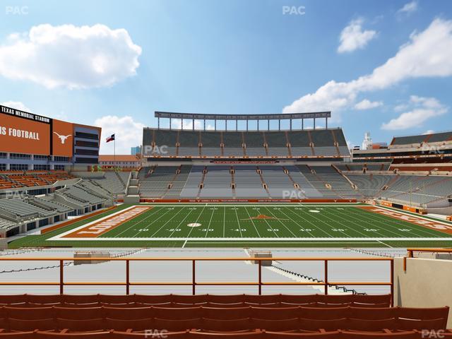 Darrell K Royal - Texas Memorial Stadium - Section Texas Club 29 C Seat View