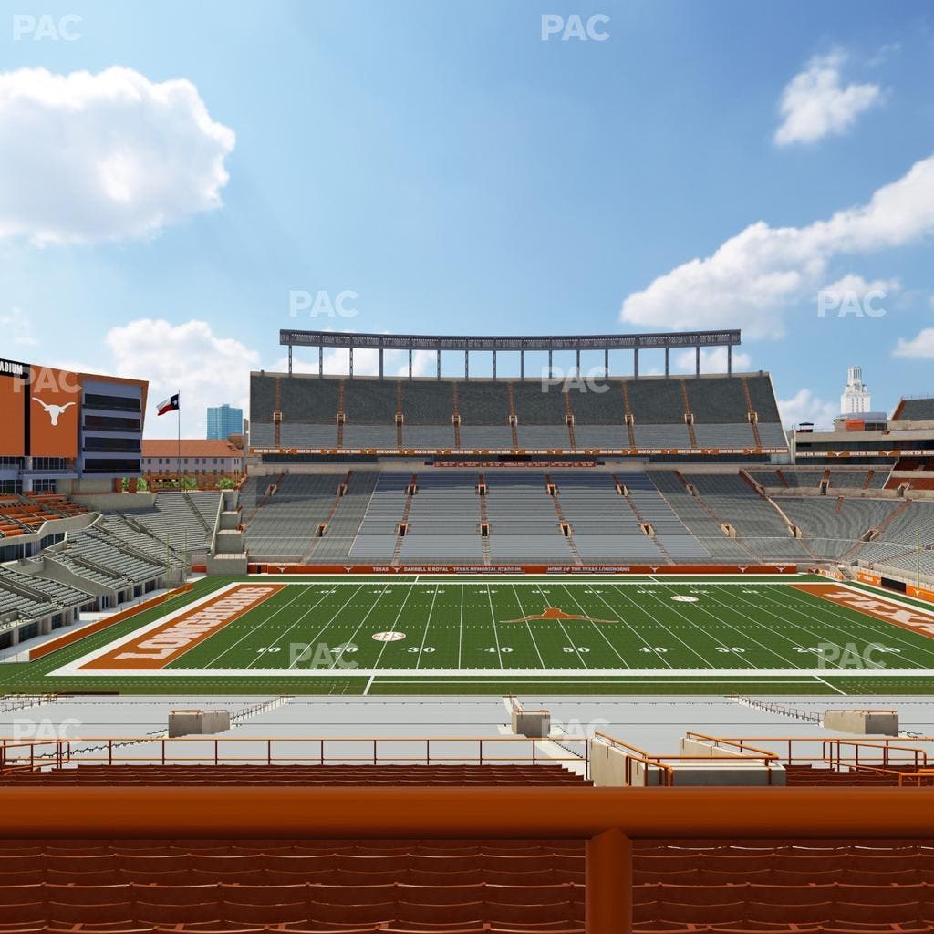 Darrell K Royal - Texas Memorial Stadium - Section Texas Club 29 C Seat View