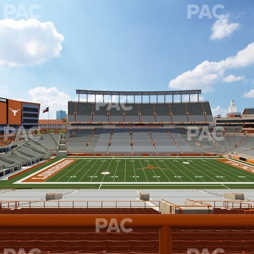 Darrell K Royal - Texas Memorial Stadium - Section Texas Club 29 C Seat View