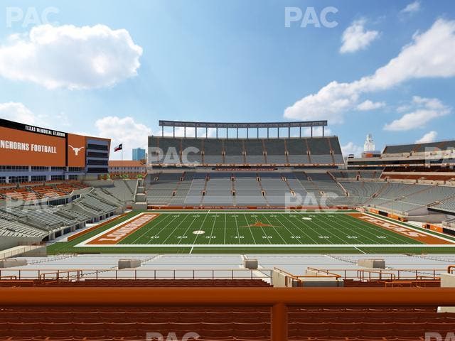 Darrell K Royal - Texas Memorial Stadium - Section Texas Club 29 C Seat View