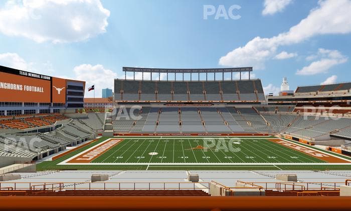 Darrell K Royal - Texas Memorial Stadium - Section Texas Club 29 C Seat View