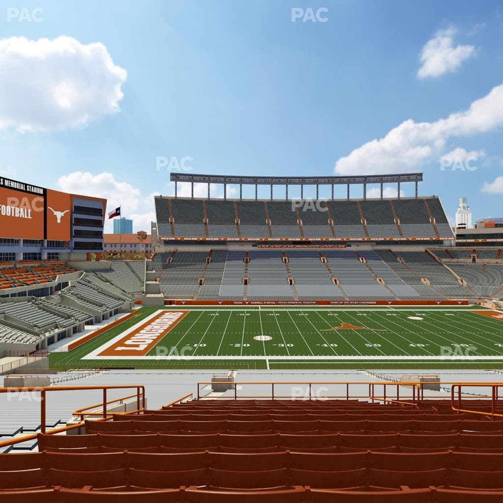 Darrell K Royal - Texas Memorial Stadium - Section Texas Club 30 C Seat View