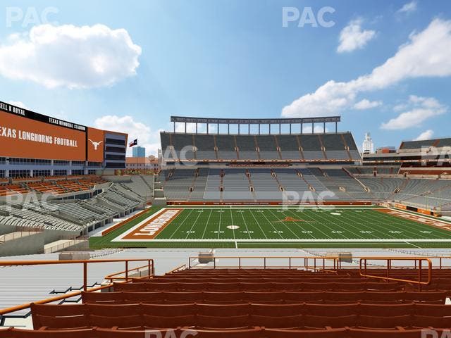Darrell K Royal - Texas Memorial Stadium - Section Texas Club 30 C Seat View