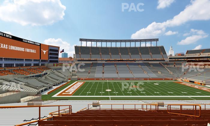 Darrell K Royal - Texas Memorial Stadium - Section Texas Club 30 C Seat View