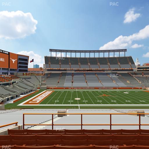 Darrell K Royal - Texas Memorial Stadium - Section Texas Club 30 C Seat View