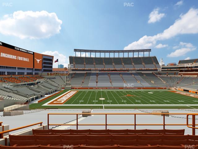 Darrell K Royal - Texas Memorial Stadium - Section Texas Club 30 C Seat View