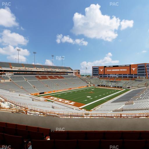 Darrell K Royal - Texas Memorial Stadium - Section Touchdown Club 13 C Seat View