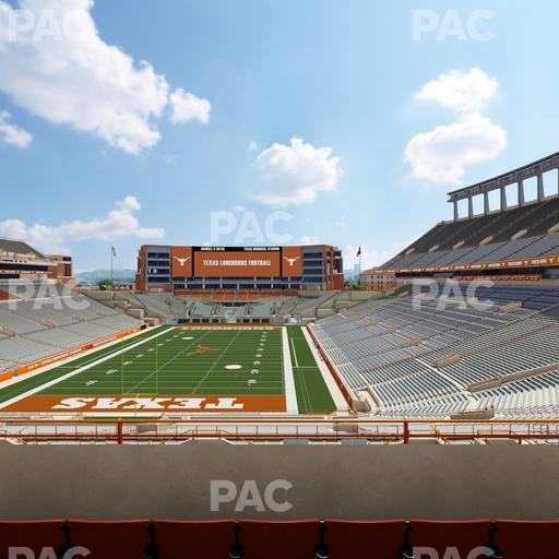 Darrell K Royal - Texas Memorial Stadium - Section Touchdown Club 15 C Seat View