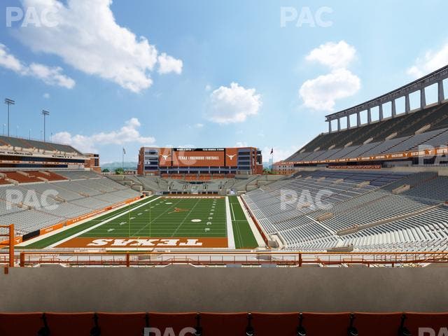 Darrell K Royal - Texas Memorial Stadium - Section Touchdown Club 15 C Seat View