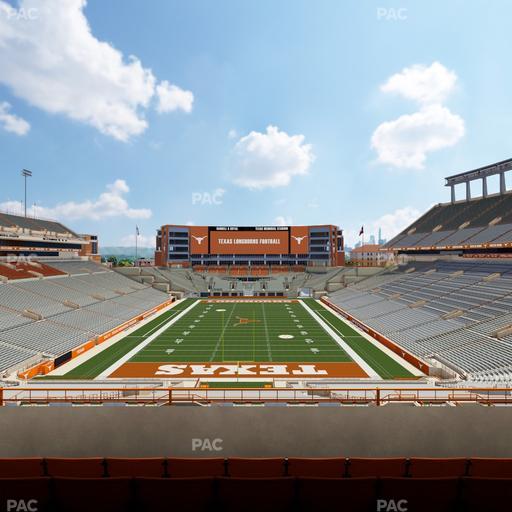 Darrell K Royal - Texas Memorial Stadium - Section Touchdown Club 16 C Seat View