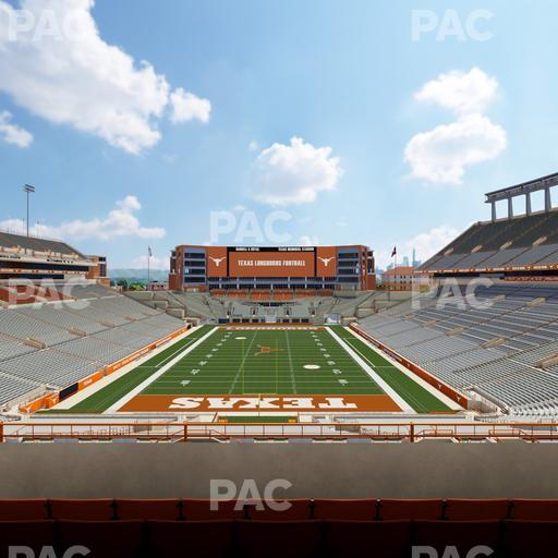 Darrell K Royal - Texas Memorial Stadium - Section Touchdown Club 16 C Seat View