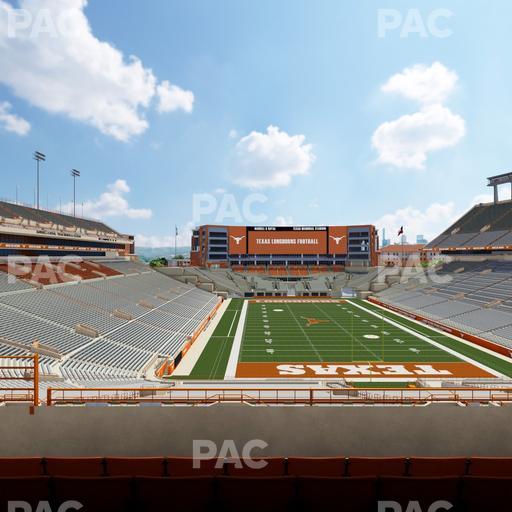 Darrell K Royal - Texas Memorial Stadium - Section Touchdown Club 17 C Seat View