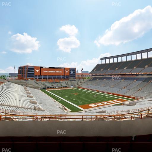 Darrell K Royal - Texas Memorial Stadium - Section Touchdown Club 19 C Seat View