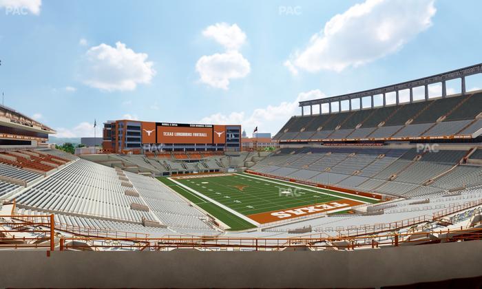 Darrell K Royal - Texas Memorial Stadium - Section Touchdown Club 19 C Seat View