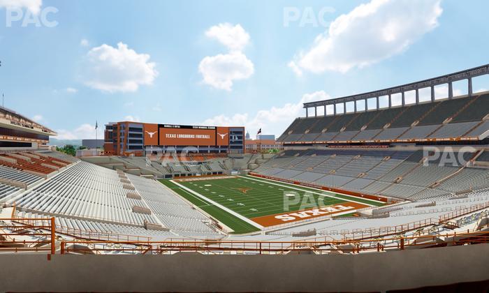Darrell K Royal - Texas Memorial Stadium - Section Touchdown Club 19 C Seat View