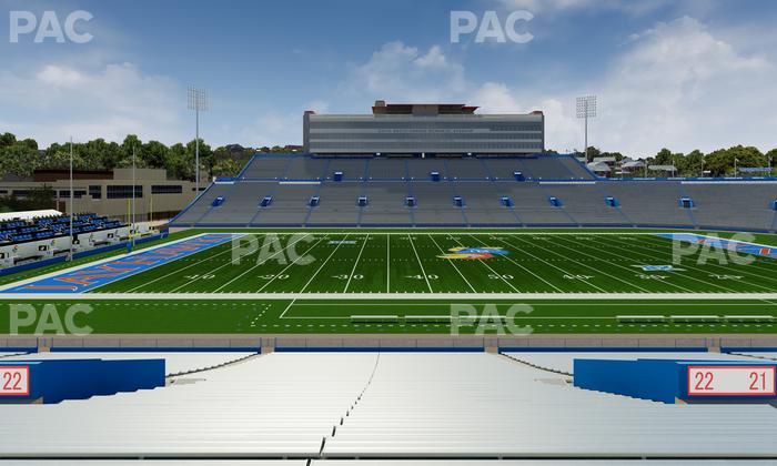 David Booth Kansas Memorial Stadium - Section 22 Seat View