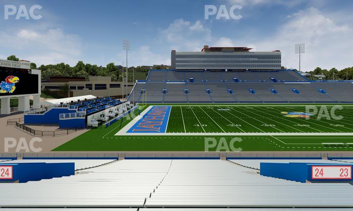 David Booth Kansas Memorial Stadium - Section 24 Seat View