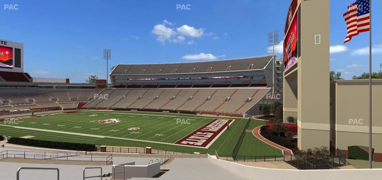 Davis Wade Stadium at Scott Field - Section 1 Seat View