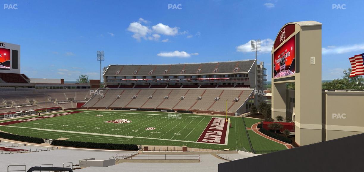 Davis Wade Stadium at Scott Field - Section 101 Seat View