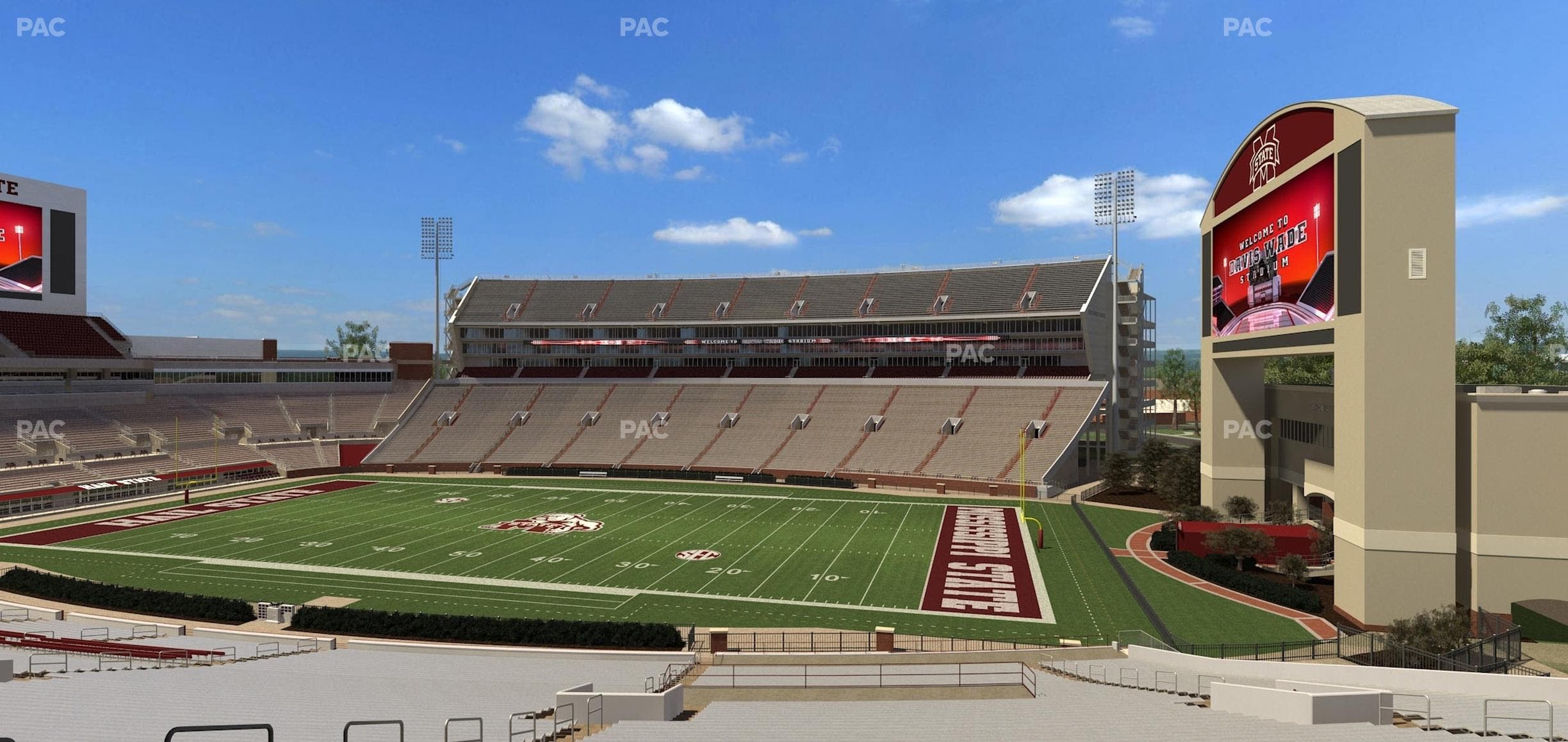 Davis Wade Stadium at Scott Field - Section 102 Seat View