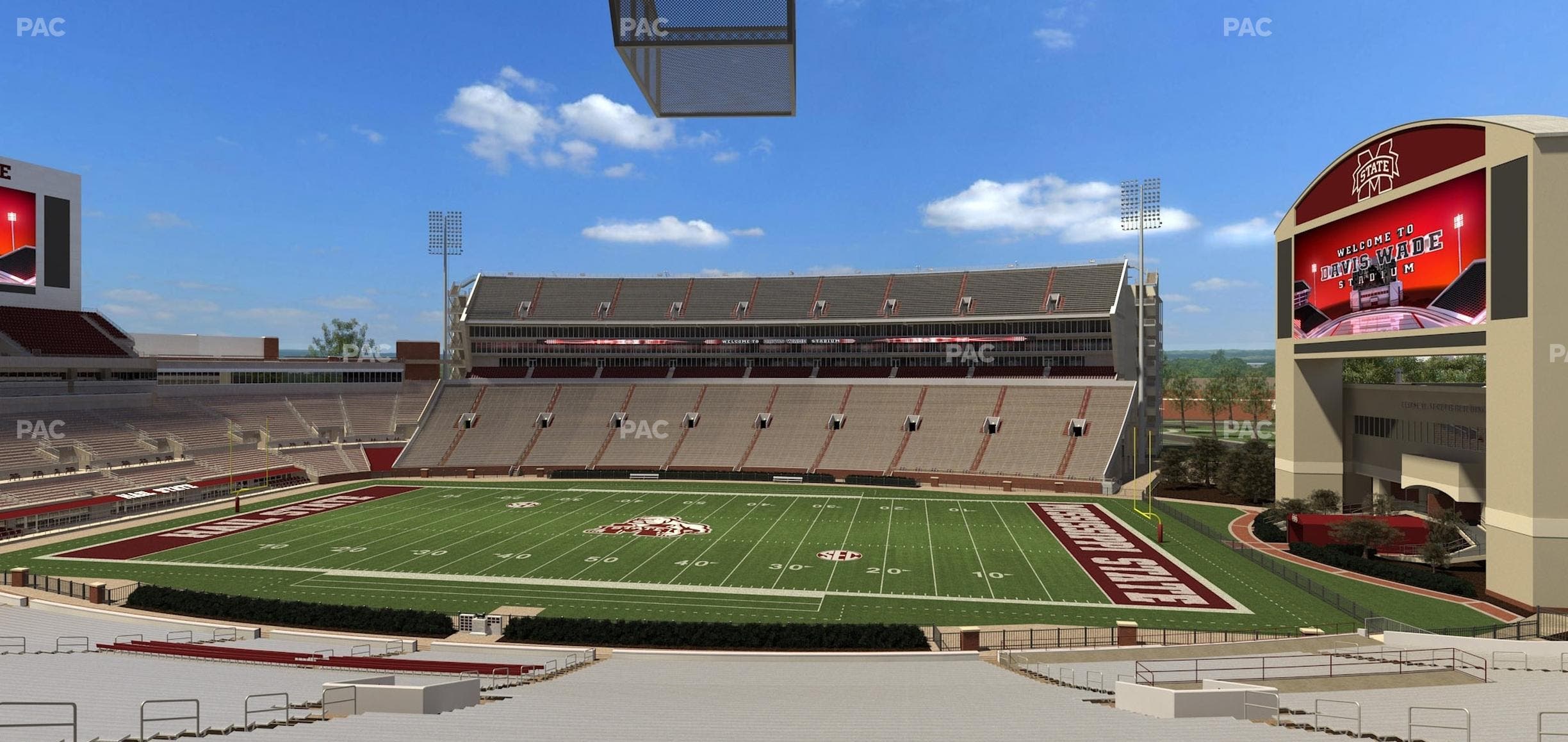 Davis Wade Stadium at Scott Field - Section 104 Seat View