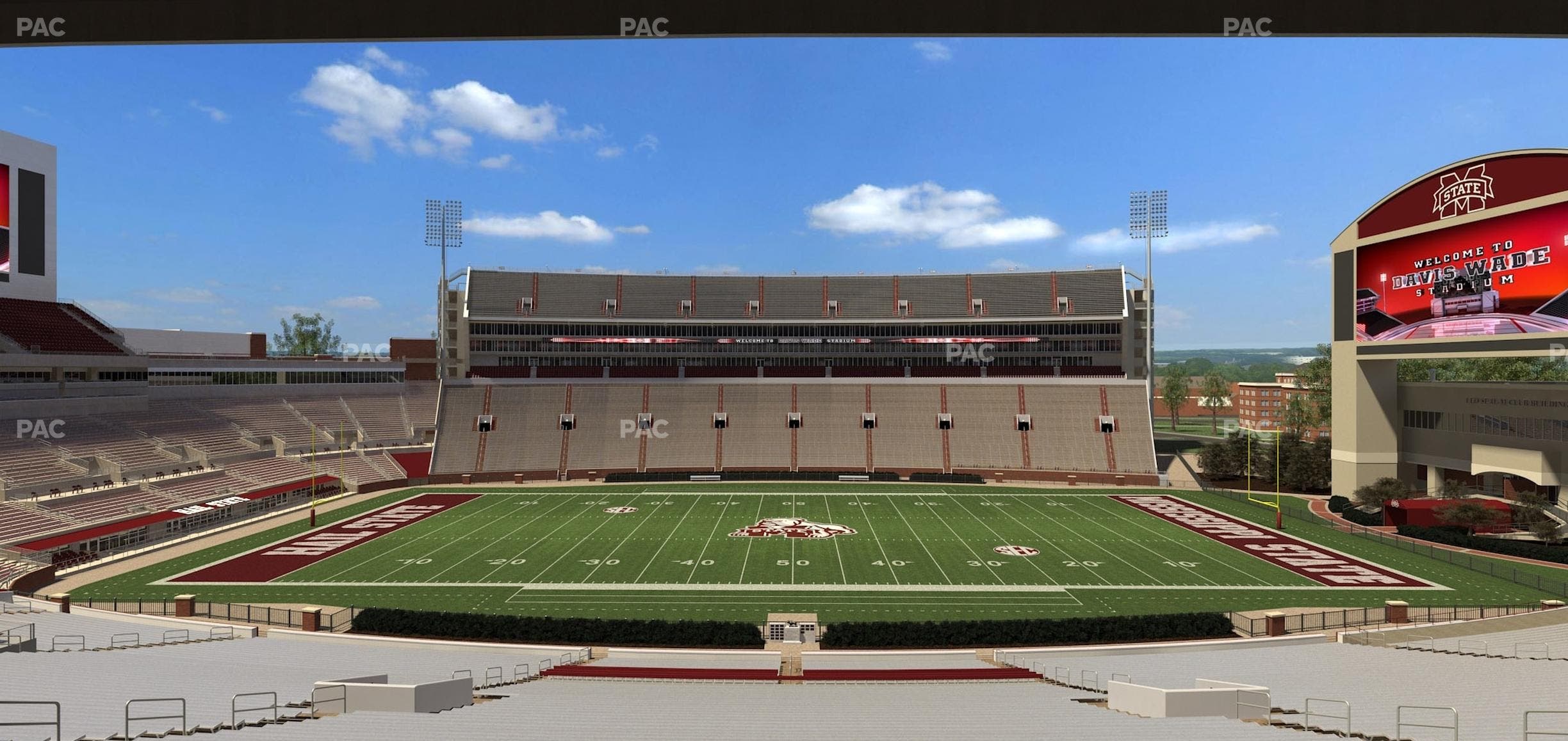 Davis Wade Stadium at Scott Field - Section 107 Seat View