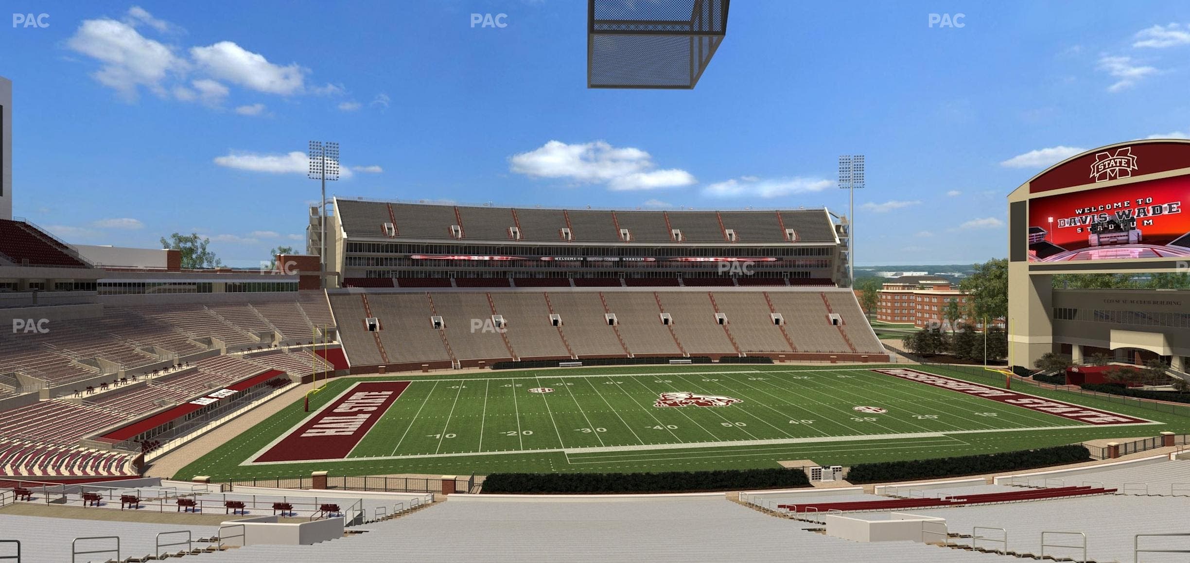 Davis Wade Stadium at Scott Field - Section 110 Seat View