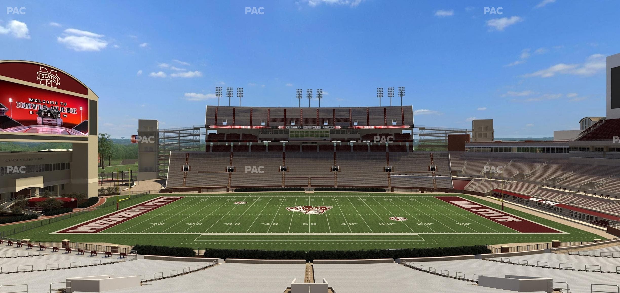 Davis Wade Stadium at Scott Field - Section 121 Seat View