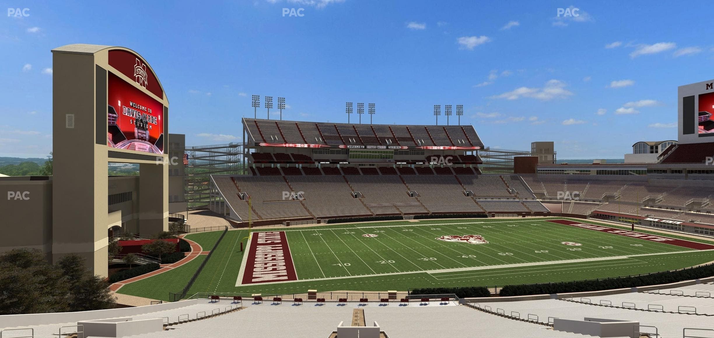 Davis Wade Stadium at Scott Field - Section 124 Seat View