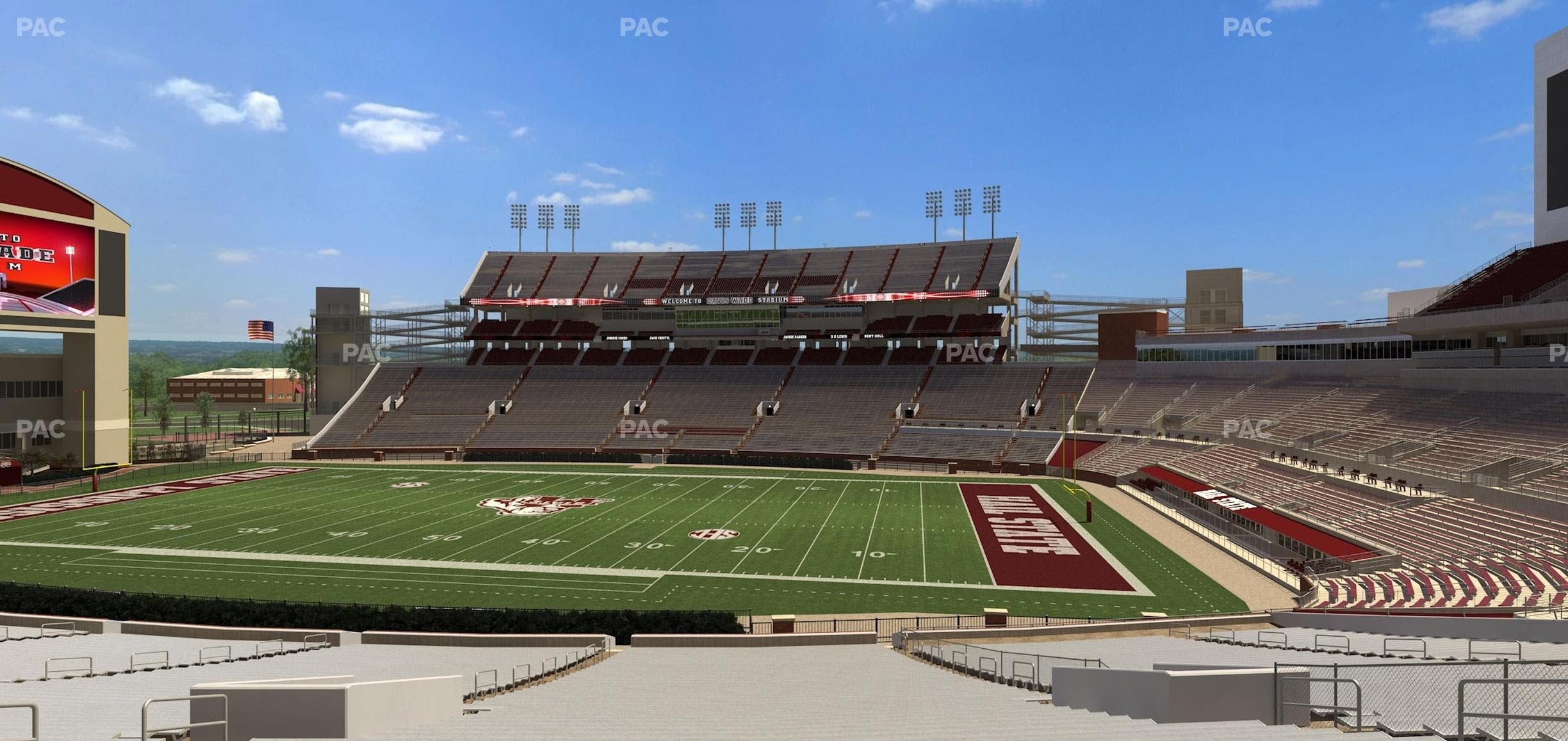 Davis Wade Stadium at Scott Field - Section 18 Seat View
