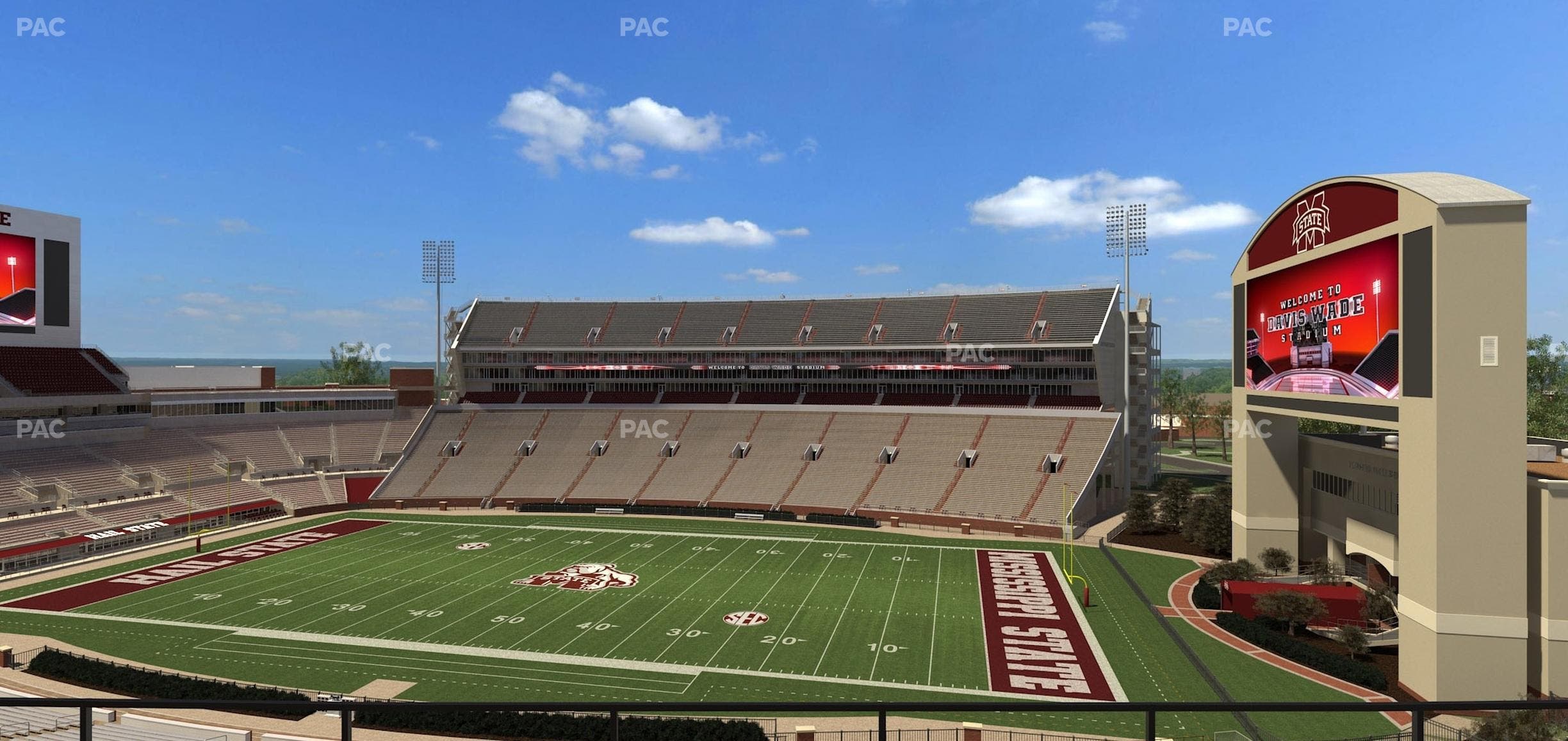 Davis Wade Stadium at Scott Field - Section 202 Seat View