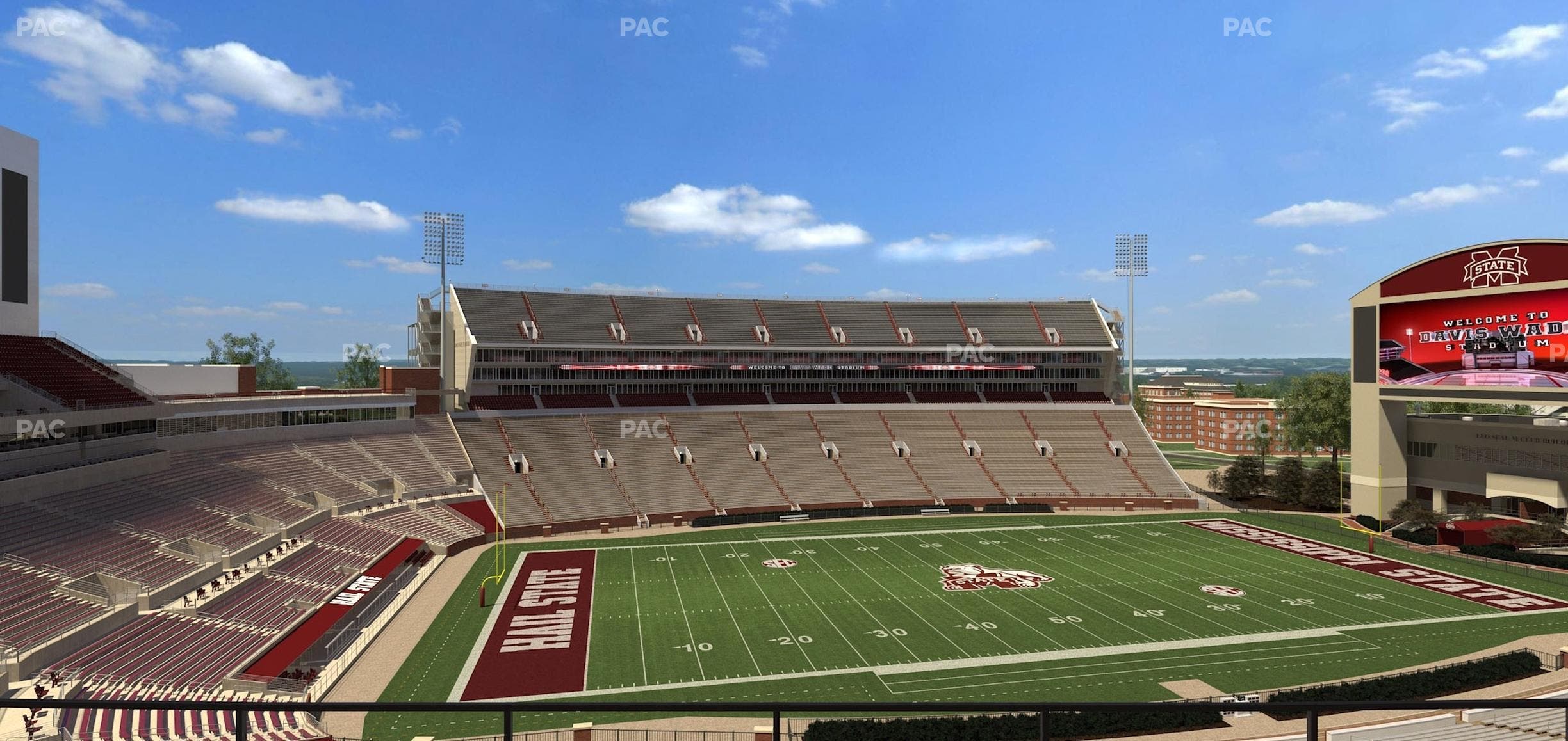 Davis Wade Stadium at Scott Field - Section 209 Seat View