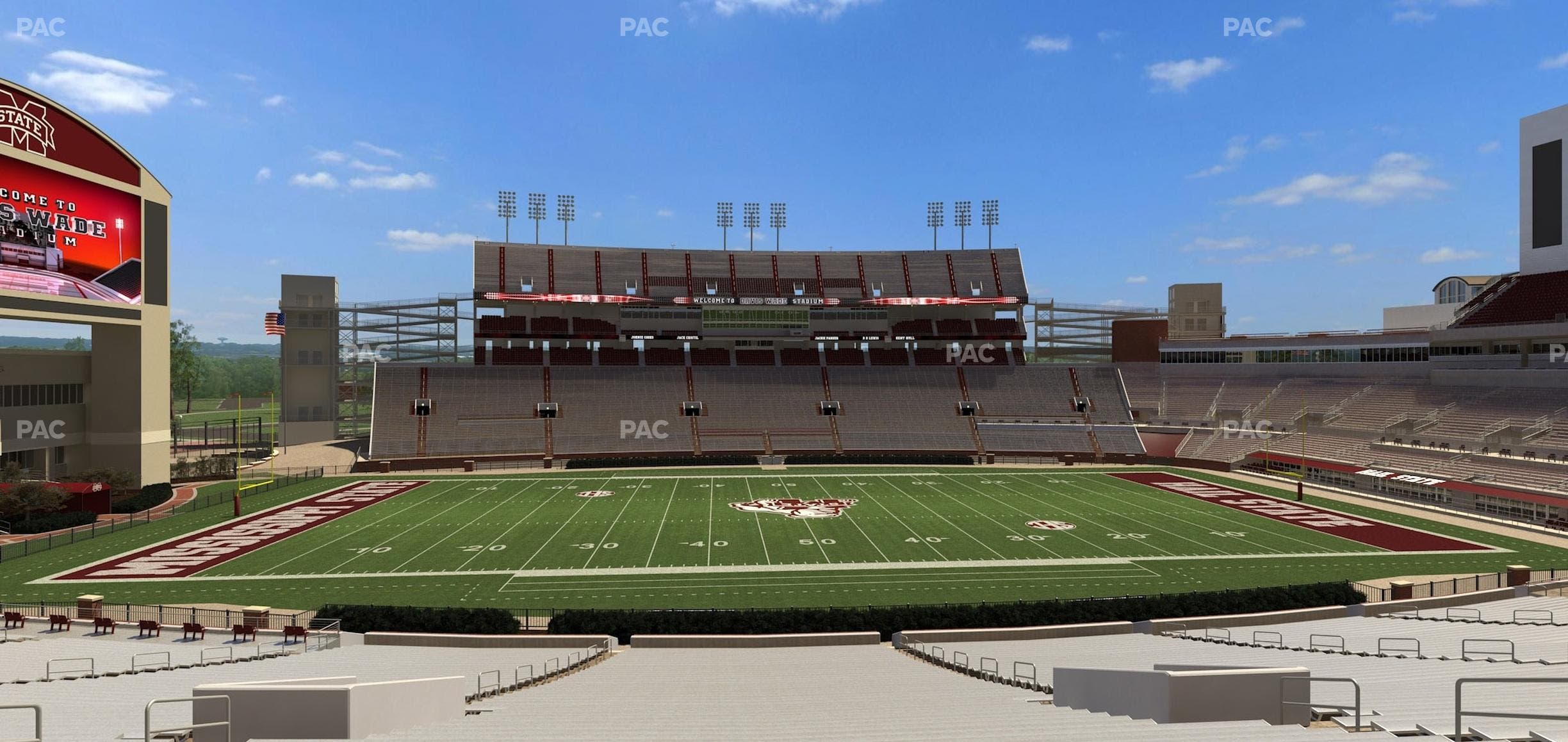 Davis Wade Stadium at Scott Field - Section 21 Seat View