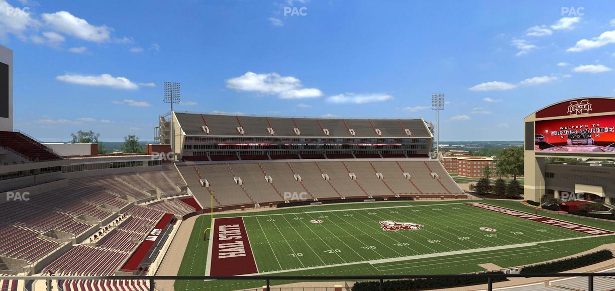 Davis Wade Stadium at Scott Field - Section 210 Seat View