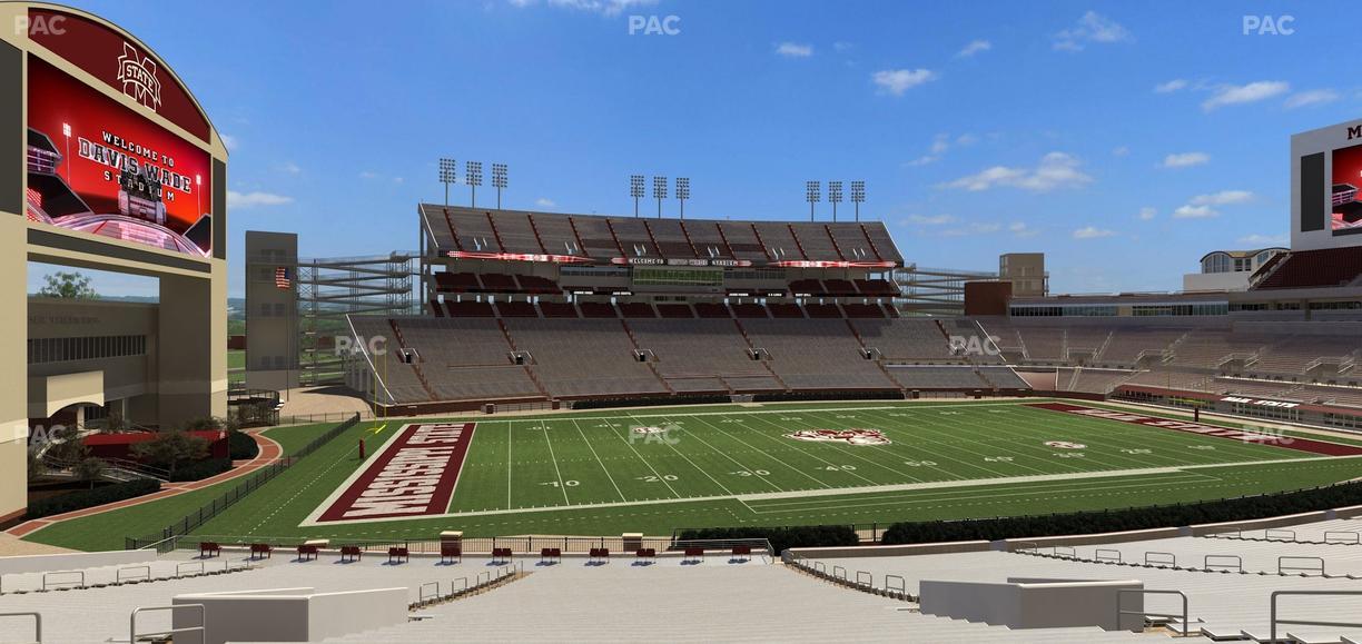 Davis Wade Stadium at Scott Field - Section 23 Seat View