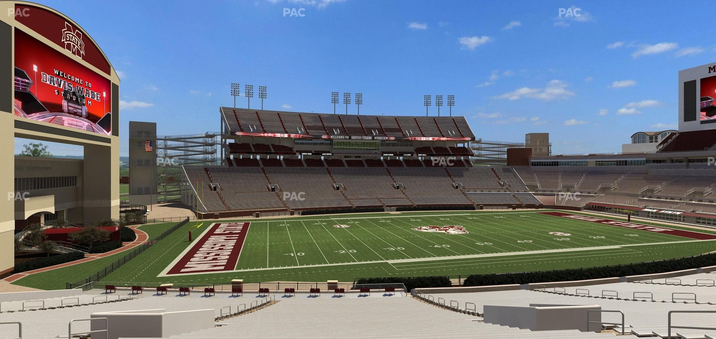 Davis Wade Stadium at Scott Field - Section 23 Seat View
