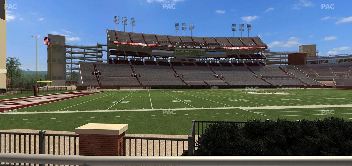 Davis Wade Stadium at Scott Field - Section 23 Seat View